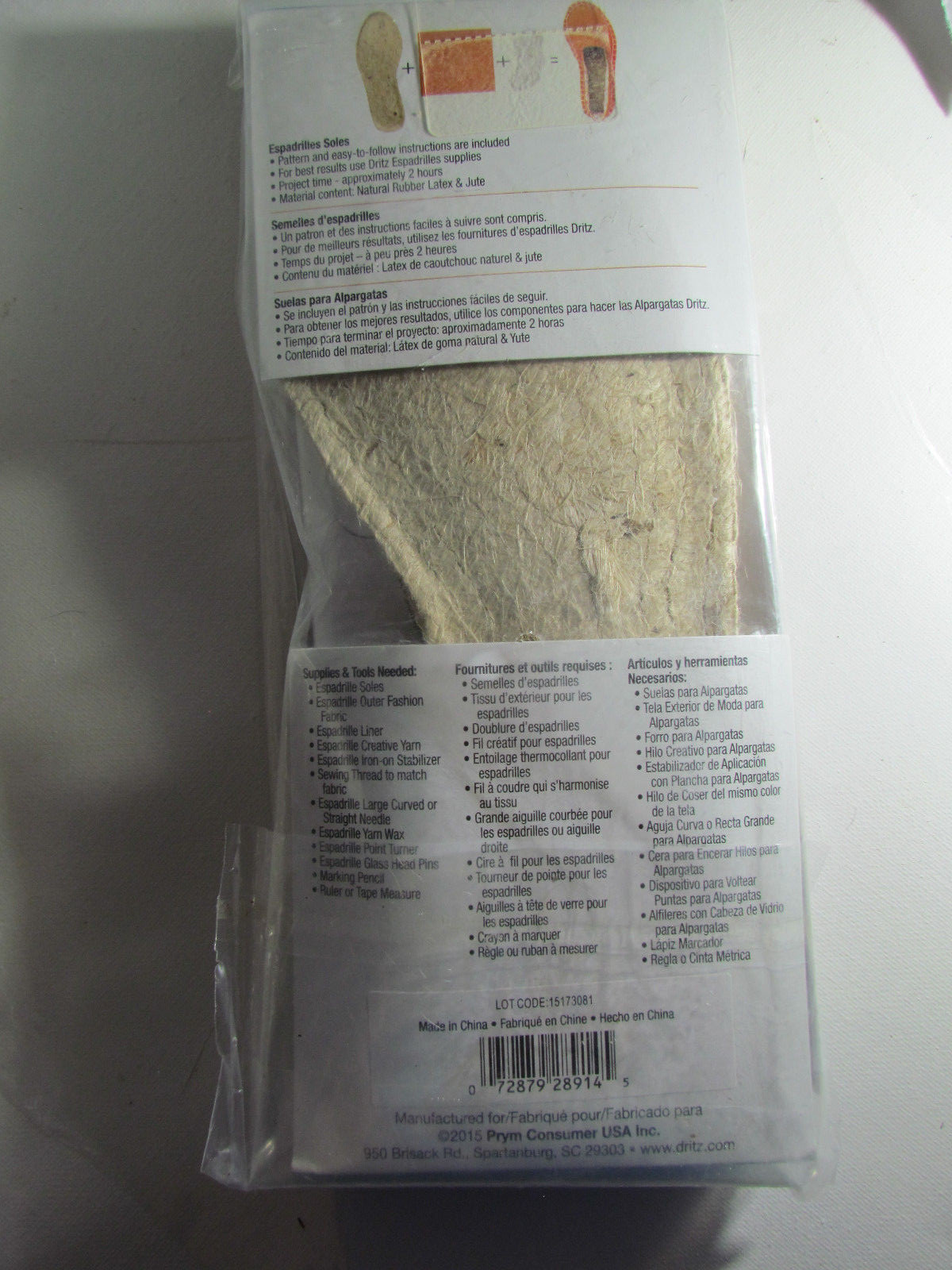 New Kids Size 4 Shoe Soles Dritz Espadrilles