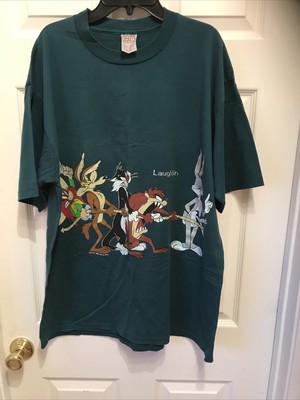 Vintage Sherry's Best Laughlin Warner Bros Looney Tunes 2-Sided T-Shirt Size XL