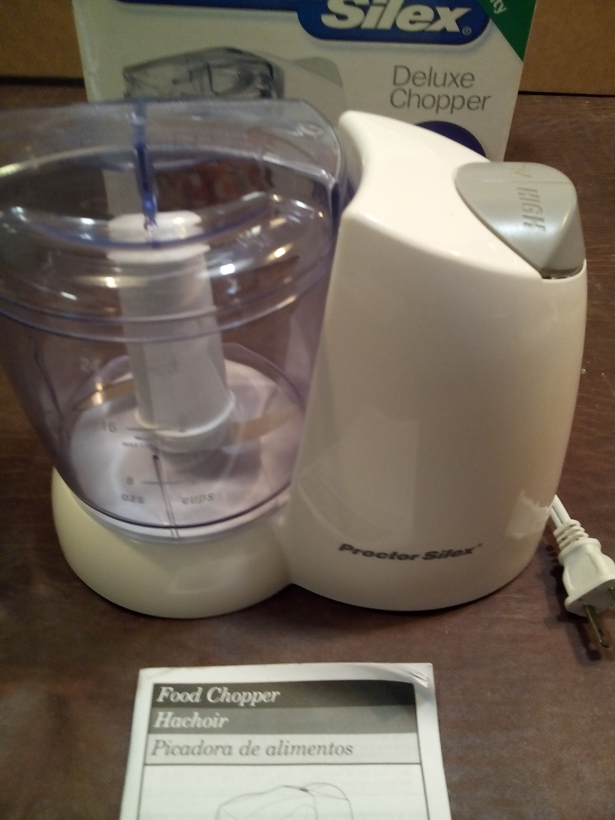 PROCTOR-SILEX 2-SPEED DELUXE CHOPPER