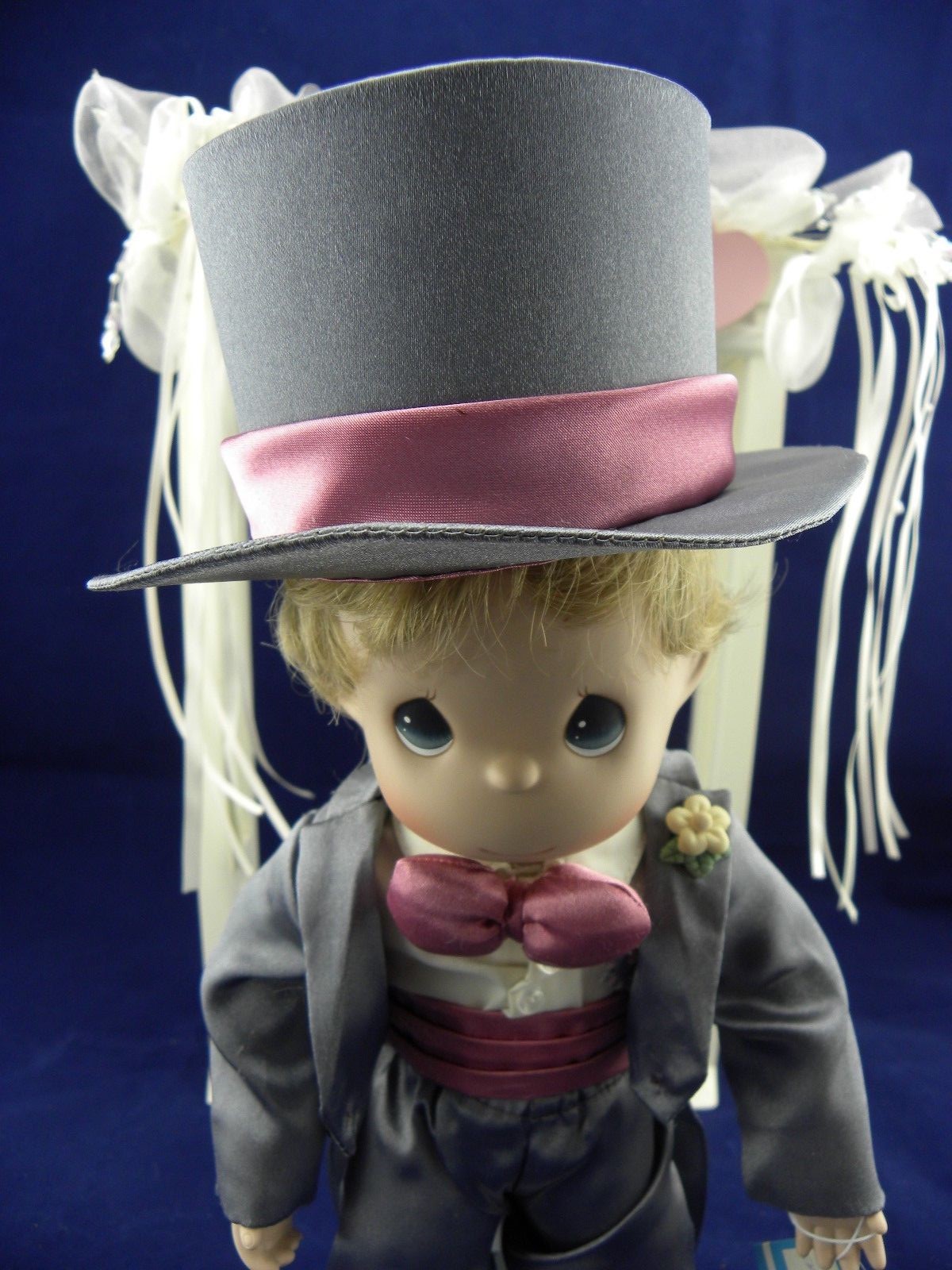 Ashton-Drake Precious Moments 12' Bride 92391 Groom 92392 Flower Girl 92393 Doll