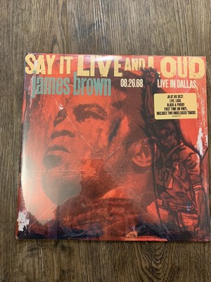 Say It Live And Loud: Live In Dallas 8.26.68 by James Brown NEW SEALED LP *