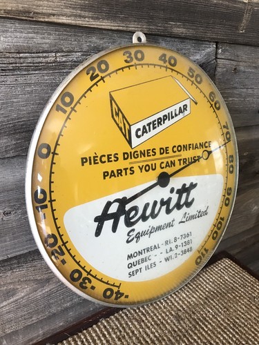 Vintage Caterpillar Thermometer