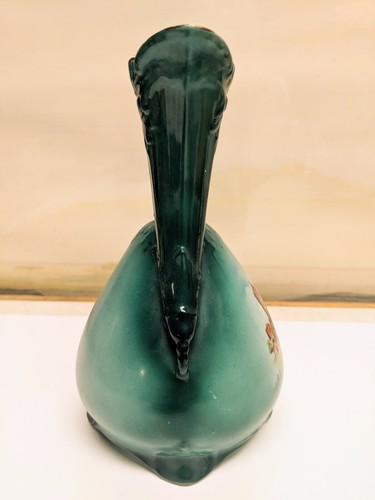 Antique Czechoslovakia Porcelain Vase Unique Design  7 1/4