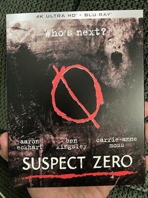 Suspect Zero (2004) Kino Lorber 4K UHD with slipcover