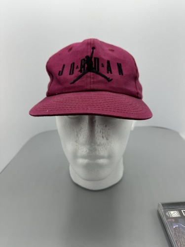 Vintage 90s Nike Michael Jordan Air 23 Maroon Snapback Hat
