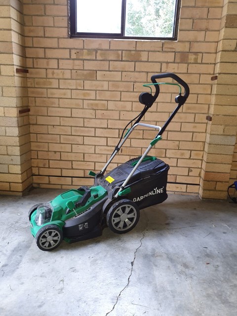 Electric lawn mower- battery operated | Lawn Mowers ...