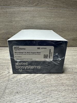 APPLIED BIOSYSTEMS 4379590 - MICROAMP 96-WELL SUPPORT BASE - QTY: 10 BASES - NEW
