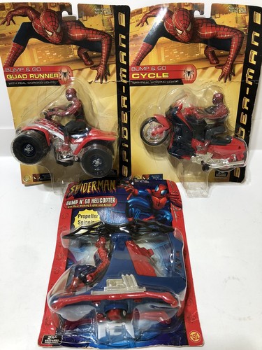 A）希少 未開封　未使用品　スパイダーマン2 バンプ＆GO ヘリコプター A）希少 未開封 未使用品 スパイダーマン2 バンプ＆GO