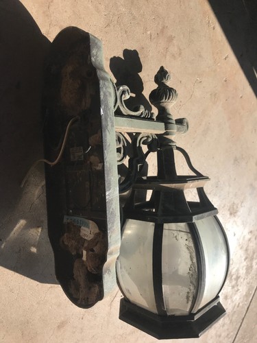 Vintage Porch Ceiling Light Fixture Old Outdoor Lantern,metal