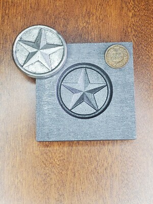 3D Star Round 3D Graphite Ingot Mold for Gold Silver Copper Tin Melting Casting