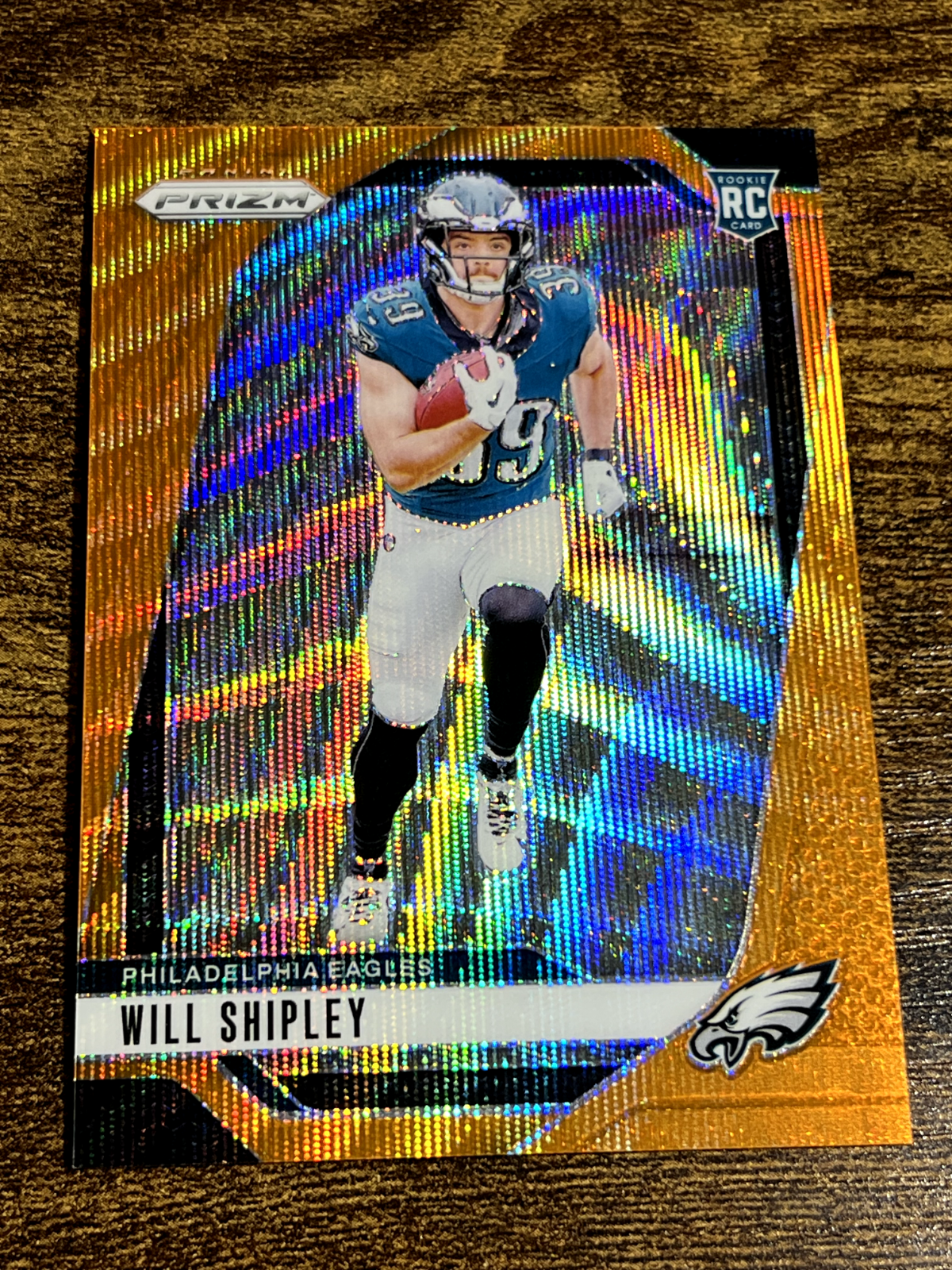 WILL SHIPLEY 2024 Panini Prizm Orange Wave Refractor /60