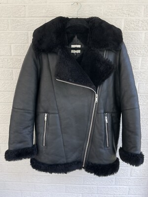 UGG Sheepskin Leather Shearling Jacket Size S