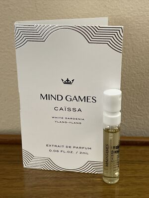 Mind Games CAISSA Extrait De Parfum 2 ml / .06 oz Spray Sample NEW