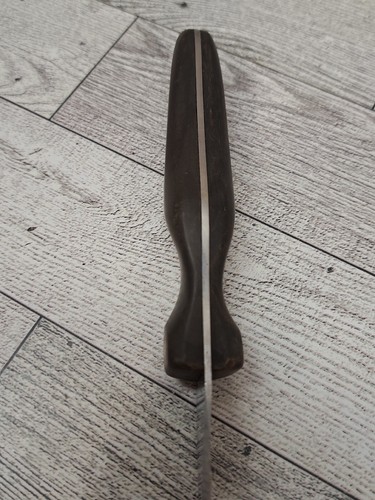 Vintage CUTCO CARVING UTILITY KNIFE No 2390544 Brown Swirl Wood Handle 4⅝" Blade