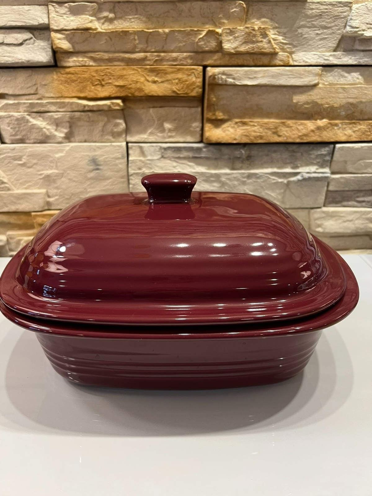 The Pampered Chef Deep Covered Baker 3.1Qt/3L New Old Stock