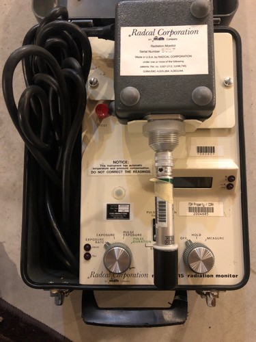 MDH Radcal 1015 X-Ray / Radiation Monitor w/ Sensor 10X5-6 10X5-180