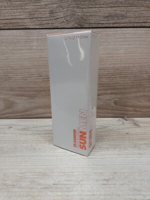 Jil Sander Sun Men Scented Shower Gel All Over Shampoo 6.7 FL Oz New Sealed 