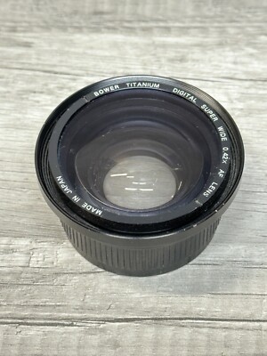 Bower Titanium Digital Super Wide .42X AF Lens Made in Japan (E2)