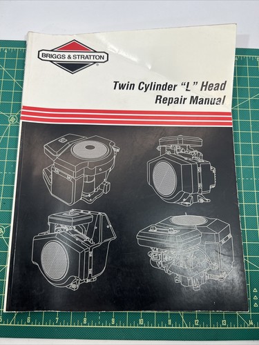 Briggs & Stratton Repair Manual 4-Cycle Twin Cylinder "L" Head Engines Book. St9
