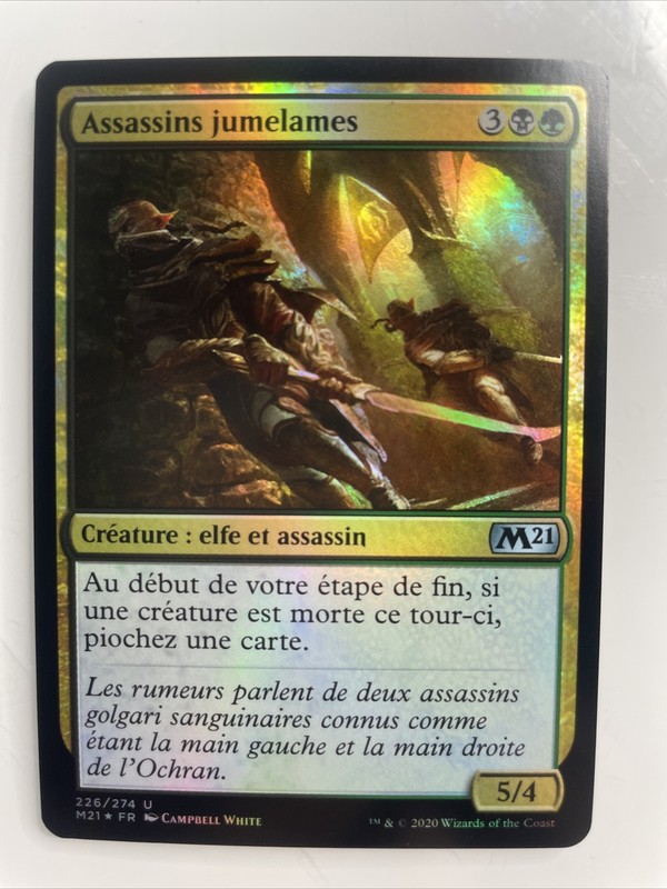 Assassins JumelÃMes - Foil - Collector - Mint - Fr - Magic 2021 - Mtg - M21