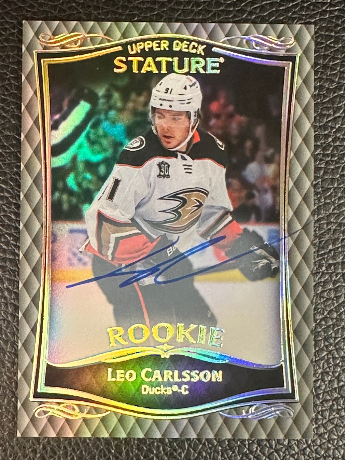 2023 Upper Deck Stature #43 Leo Carlsson Auto Autograph RC Rookie