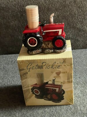 RED TRACTOR GET PICKIN TOOTHPICK HOLDER