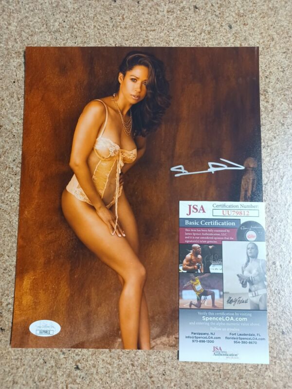 Stacey Dash Signed 8x10 Photo Jsa Coa Sexy Playboy Model Authentic Auto Clueless