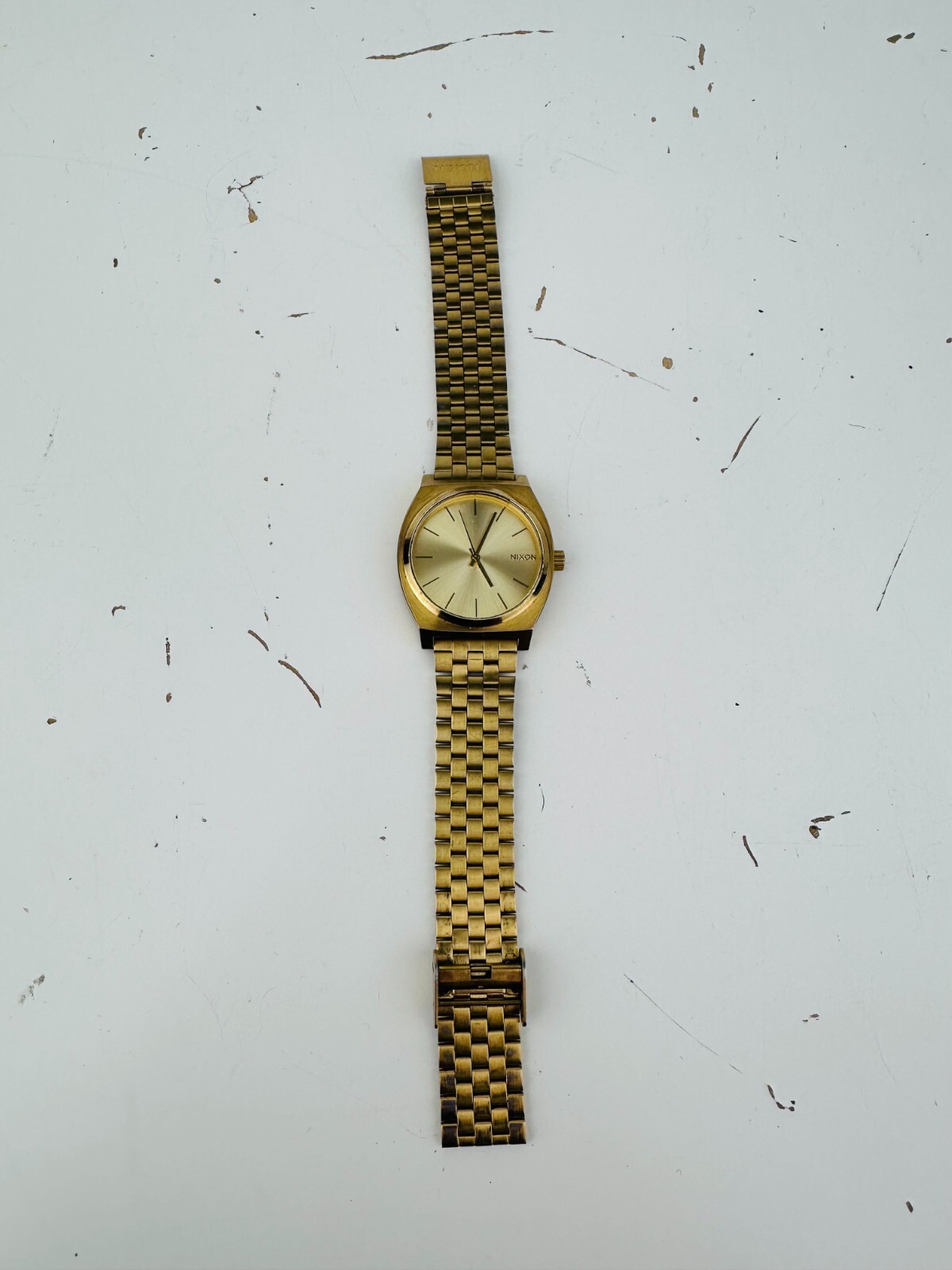Nixon Minimal The Time Teller Gold 100m Stainless Steel