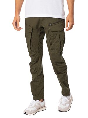 Мужские брюки-карго G-Star RAW Rovic Zip 3D Straight Tapered, зеленые