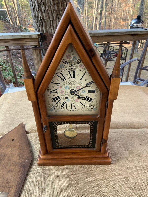 New England Steeple Clock Been Change Over To Battery Clock