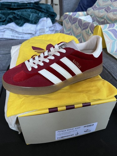 限定コラボ★送料込【Gucci x Adidas】Gazelle Red スニーカー Buy Adidas x Gucci Gazelle 'Red Velvet' - 707848 9STU0 6360