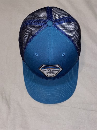 Vintage Patagonia California USA 1973 Cap Hat Truckers Style SnapBack  Blue