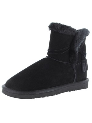 LAMO Womens Thalia Water And Stain Resistant Ankle Boot Shoes, Black, US 5
