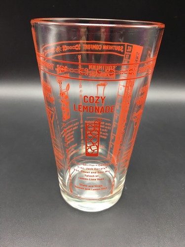 Southern Comfort Mixed Drink Measuring Glass Mixer Shaker Barware