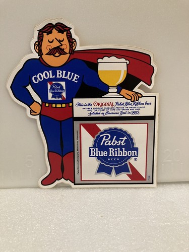 希少品！ Pabst Blue Ribbon パブスト ブルー リボン ポスター 希少品！ Pabst Blue Ribbon パブスト ブルー リボン ポスター