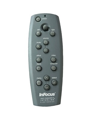 Genuine InFocus Conductor Interlink Projector Remote Control