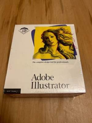 Adobe Illustrator for NeXT Computer Version 3 Rare/Vintage Collectible - Sealed 