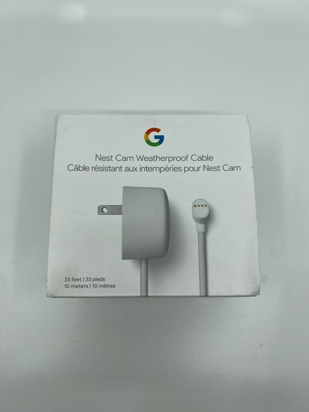 Google Nest Cam (Battery) Weatherproof 10M (33 Feet) Cable