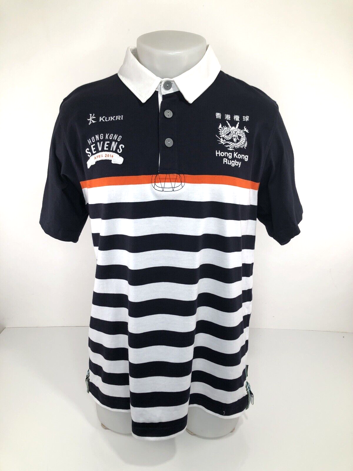 HONG KONG SEVENS RUGBY / KUKRI Embroidered Md. Polo Shirt | eBay