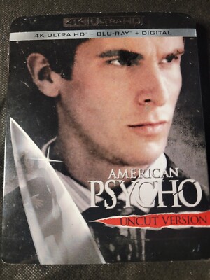 AMERICAN PSYCHO  (2000)  4K ULTRA HD BLU RAY W/ SLIPCOVER   NEW/SEALED