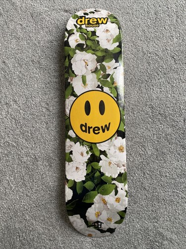 Justin Bieber Drew House Mascot Logo Iceberg Roses Floral SkateBoard Deck