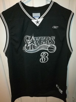 allen iverson youth black jersey