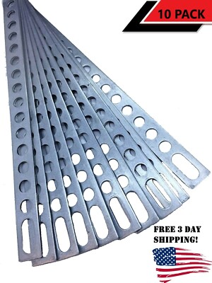 10 Pack 9'' Metal Back Strap Mounting Universal Car Stereo Door Secure Bracket