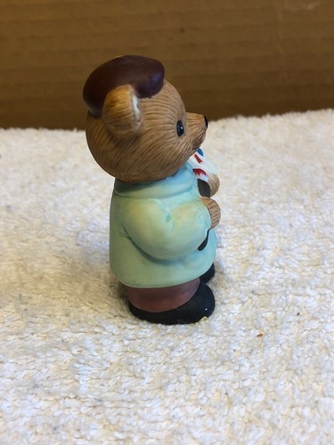 Homco Bear Painter Figurine
