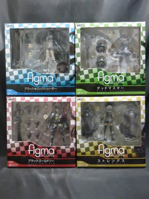 FIGMA Black Rock Shooter Dead Master Gold Saw Strength 4 figures set Max Factory