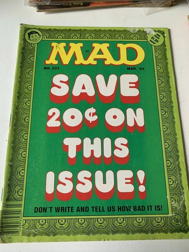Vintage MAD Magazine #237 March 1983 Poltergeist  Parody