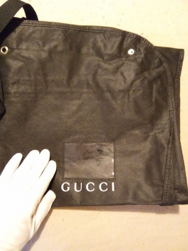 GUCCI CUSTODIA BORSA PORTA ABITI DA VIAGGIO NUOVA dark black 