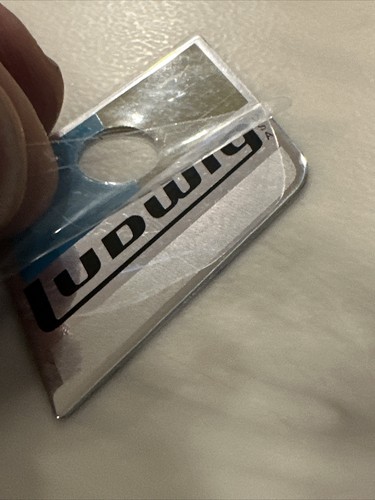 Ludwig 70’s  Blue & Olive Drum Badge -see Description!