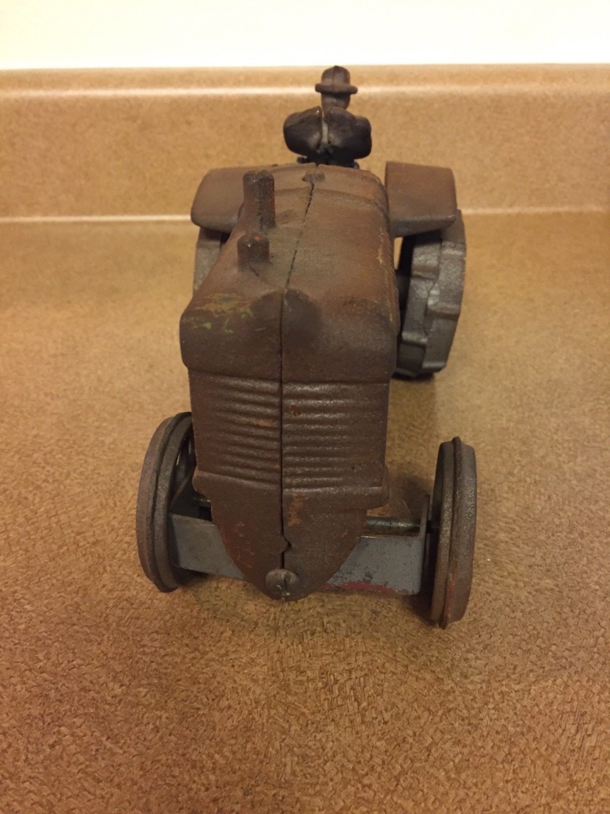 Vintage Allis Chalmers Tractor Cast Iron Farmer removable