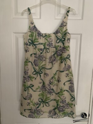 Oasis Ladies Multicoloured Floral Print Baby Doll Style Dress Size 12 BNWOT .